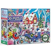 Algopix Similar Product 6 - eeBoo Woodland Winter  20 Piece Puzzle
