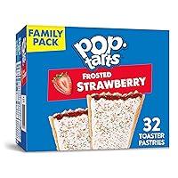 Algopix Similar Product 7 - Kelloggs PopTarts Frosted Strawberry