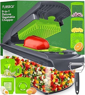Fullstar Vegetable Chopper- Spiralizer Vegetable Slicer