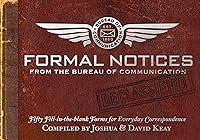 Algopix Similar Product 18 - Formal Notices Fifty FillintheBlank