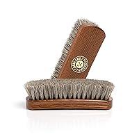 Algopix Similar Product 3 - Shoe Brush  100 Horsehair Shoe Brush