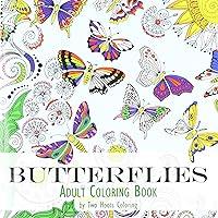 Algopix Similar Product 18 - Adult Coloring Book: Butterflies