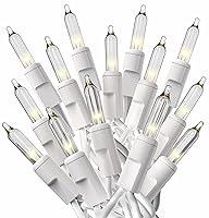Algopix Similar Product 18 - Prextex Christmas 100 Clear White Wire
