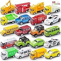 Algopix Similar Product 9 - JOYIN 20PCS Die Cast Metal Pull Back