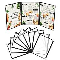Algopix Similar Product 2 - Kurtzy Triple Fold A4 Menu Covers 10