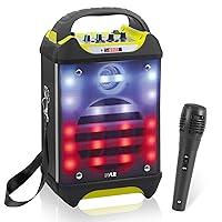 Algopix Similar Product 15 - Pyle Portable Bluetooth Karaoke Speaker