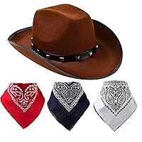 Algopix Similar Product 12 - Spooktacular Creations Brown Cowboy Hat