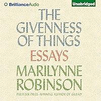 Algopix Similar Product 12 - The Givenness of Things: Essays