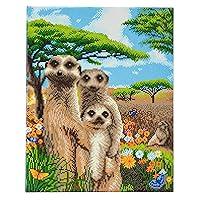 Algopix Similar Product 13 - Meerkat Family Crystal Art Crafts Kit