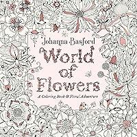 Algopix Similar Product 4 - World of Flowers A Coloring Book and