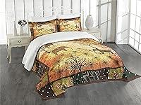 Algopix Similar Product 10 - Ambesonne African Bedspread Patchwork