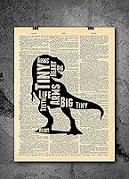 Algopix Similar Product 10 - TRex Art Tiny Hands Big Heart Quote