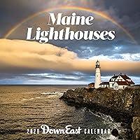 Algopix Similar Product 18 - 2020 Maine Lighthouses Wall Calendar