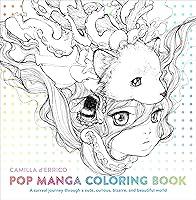 Algopix Similar Product 12 - Pop Manga Coloring Book A Surreal
