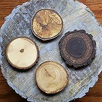 Algopix Similar Product 17 - Variety Pack Natural Tree Wood Coasters