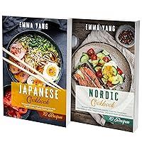 Algopix Similar Product 3 - Japanese And Nordic Cookbook 2 Books