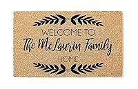 Algopix Similar Product 19 - Personalized Doormat  Custom Doormat 