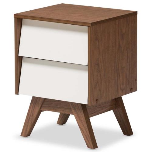 Algopix Similar Product 12 - Baxton Studio Nightstands 2Drawer