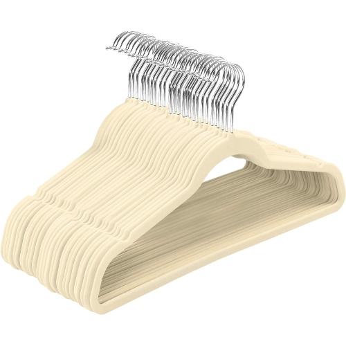 Algopix Similar Product 15 - Utopia Home Premium Velvet Hangers 50