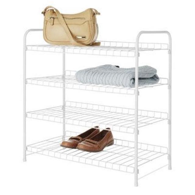 Algopix Similar Product 10 - Whitmor, White, 4 Tier, Closet Shelf