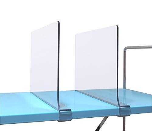 Algopix Similar Product 16 - SimbaLux Acrylic Shelf Divider Clear