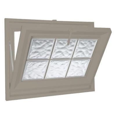 Algopix Similar Product 8 - Wave Pattern Hopper Fin Vinyl Window