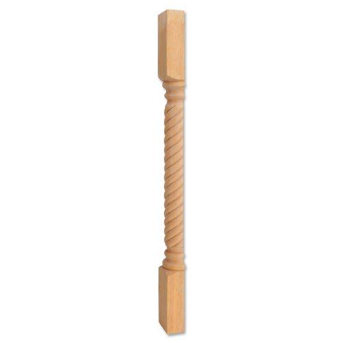 Algopix Similar Product 9 - 35.5 in. Rope Pattern Wood Post (Alder)