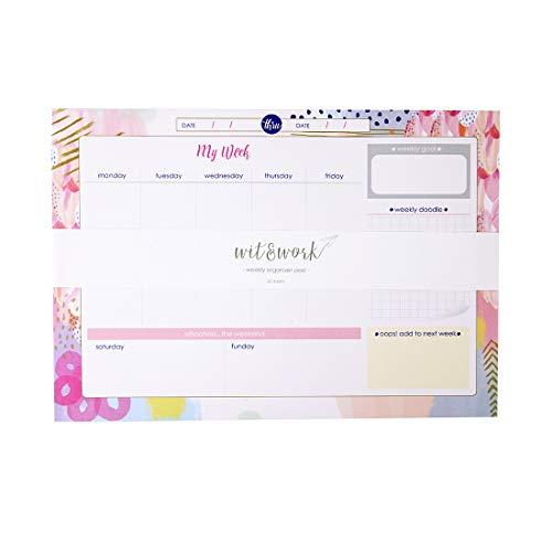 Algopix Similar Product 20 - WITWork Weekly Organizer Pad Weekly