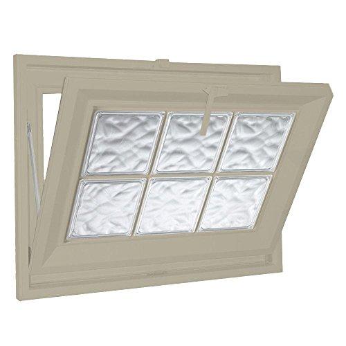 Algopix Similar Product 1 - Wave Pattern Hopper Fin Vinyl Window