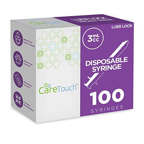 Algopix Similar Product 13 - Luer Lock Syringe 3ml - 100ct No Needle