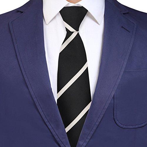 Algopix Similar Product 6 - YG CID00602 Black Mens Warehouse Tie