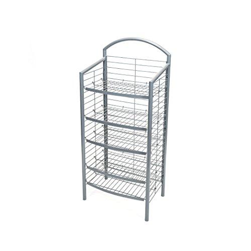 Algopix Similar Product 12 - Metal Floor Shelf Display with 5
