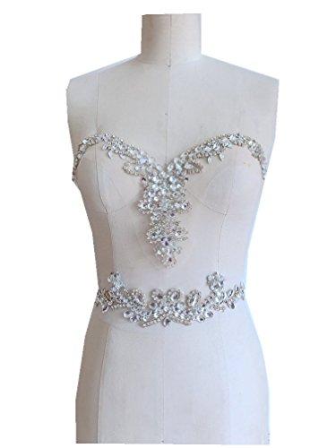 Algopix Similar Product 2 - New Silver Hand Made Crystals Trim