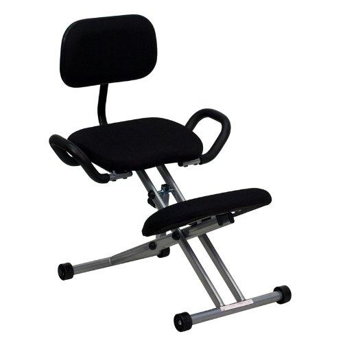 Algopix Similar Product 13 - Offex Ergonomic Kneeling Chair in Black