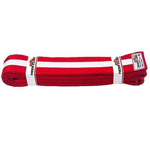 Algopix Similar Product 3 - Tiger Claw Uniform Belt  Red With
