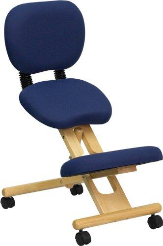Algopix Similar Product 2 - Offex Mobile Wooden Ergonomic Kneeling
