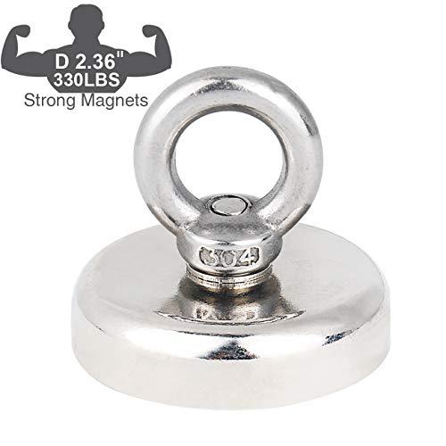 Algopix Similar Product 19 - Fishing Magnet 255LBS Pulling Force