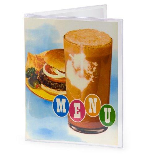 Algopix Similar Product 3 - Burger and Malt Diner Menu Cover