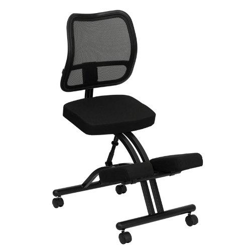 Algopix Similar Product 10 - Offex Mobile Ergonomic Kneeling Chair