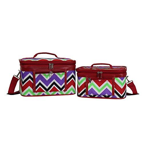 Algopix Similar Product 14 - World Traveler Womens 2Piece Cosmetic