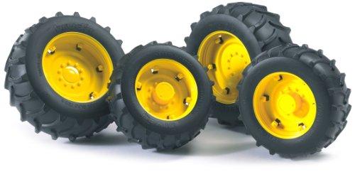 Algopix Similar Product 17 - Bruder Twin Tires with Rims for 02000