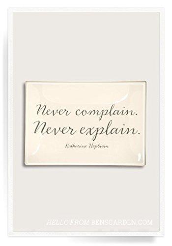 Algopix Similar Product 15 - Never Complain Never Explain Decoupage