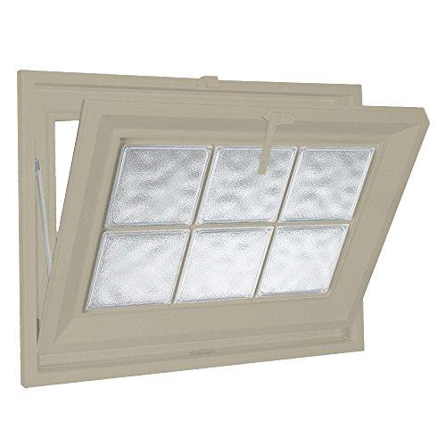Algopix Similar Product 11 - Glacier Pattern Hopper Fin Vinyl Window