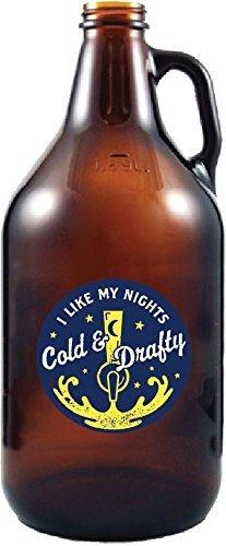 Algopix Similar Product 4 - Cold and Drafty  Amber Glass Beer