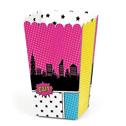 Algopix Similar Product 5 - Big Dot of Happiness Bam Girl Superhero