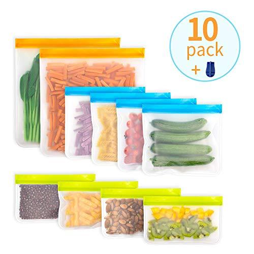 Algopix Similar Product 14 - LOBKIN Reusable Storage Bags BPA FREE