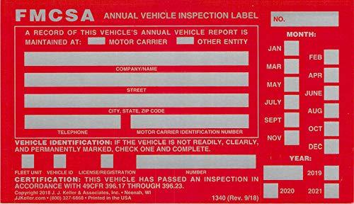 Algopix Similar Product 4 - JJ Keller 1340 054SN Annual Vehicle