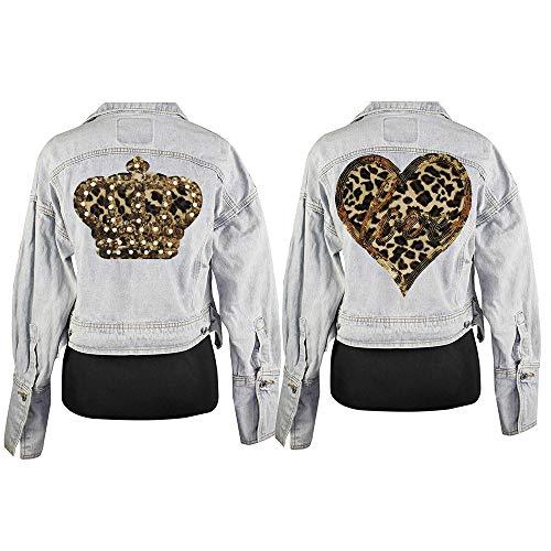 Algopix Similar Product 5 - Beaded Patches Fashion Heart Crown