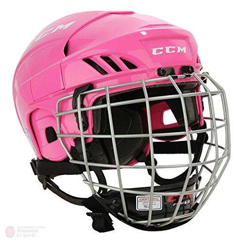 Algopix Similar Product 11 - CCM Fl40 Hockey Helmet Combo Pink S