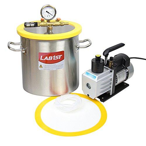 Algopix Similar Product 19 - lab1st 3 Gallon Vacuum Chamber and 5